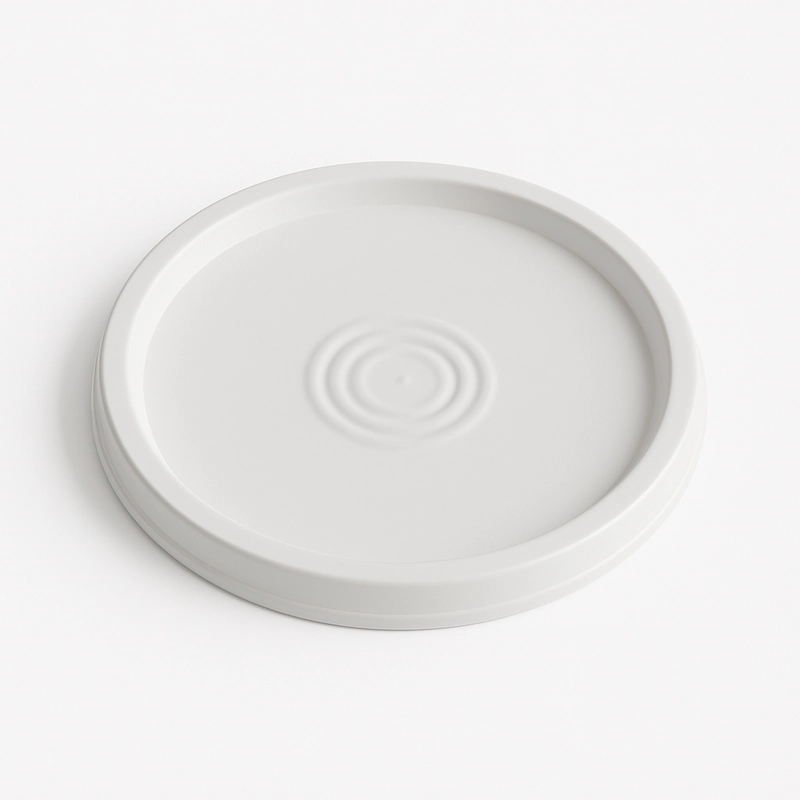 Cubeta de 10 litros Grado alimenticio 2 - Fábrica de Envases Plásticos Secchio Tapa de cubeta de 10 litros HDPE grado alimenticio con sello de seguridad.