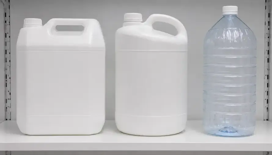 Bidón garrafa y garrafón de 30 litros HDPE comparativa de envases industriales