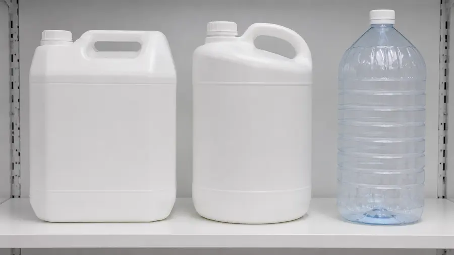 Bidón garrafa y garrafón de 30 litros HDPE comparativa de envases industriales