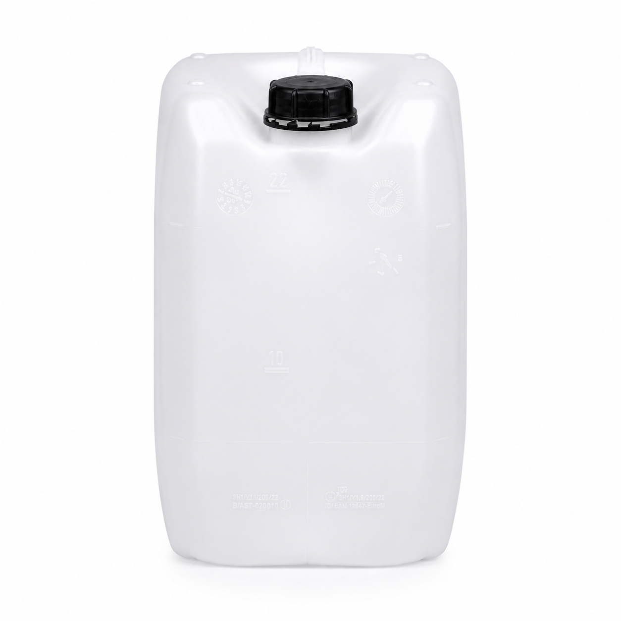 Bidón de 20 litros 1 - Fábrica de Envases Plásticos Secchio Bidon de 20 litros blanco natural - Secchio Envases México